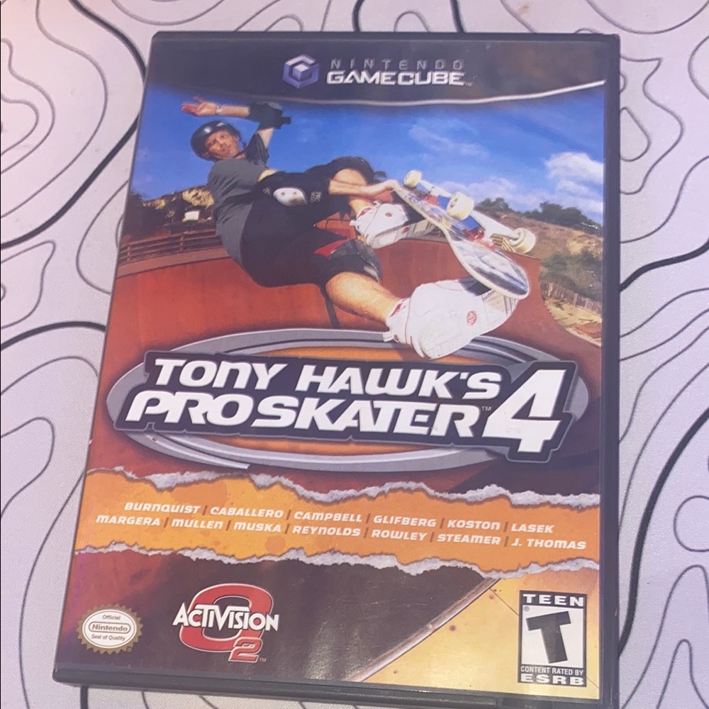 Nintendo GameCube Black Video Game Tony Hawk's Pro Skater 4